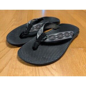 Chaco Flip Eco Tread Sandals 9 Black and Grey Comfort Flip Flops Women’s